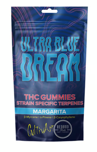 Photograph of product: Ultra Blue Dream | Margarita | Gummies | 10 pk | 100mg