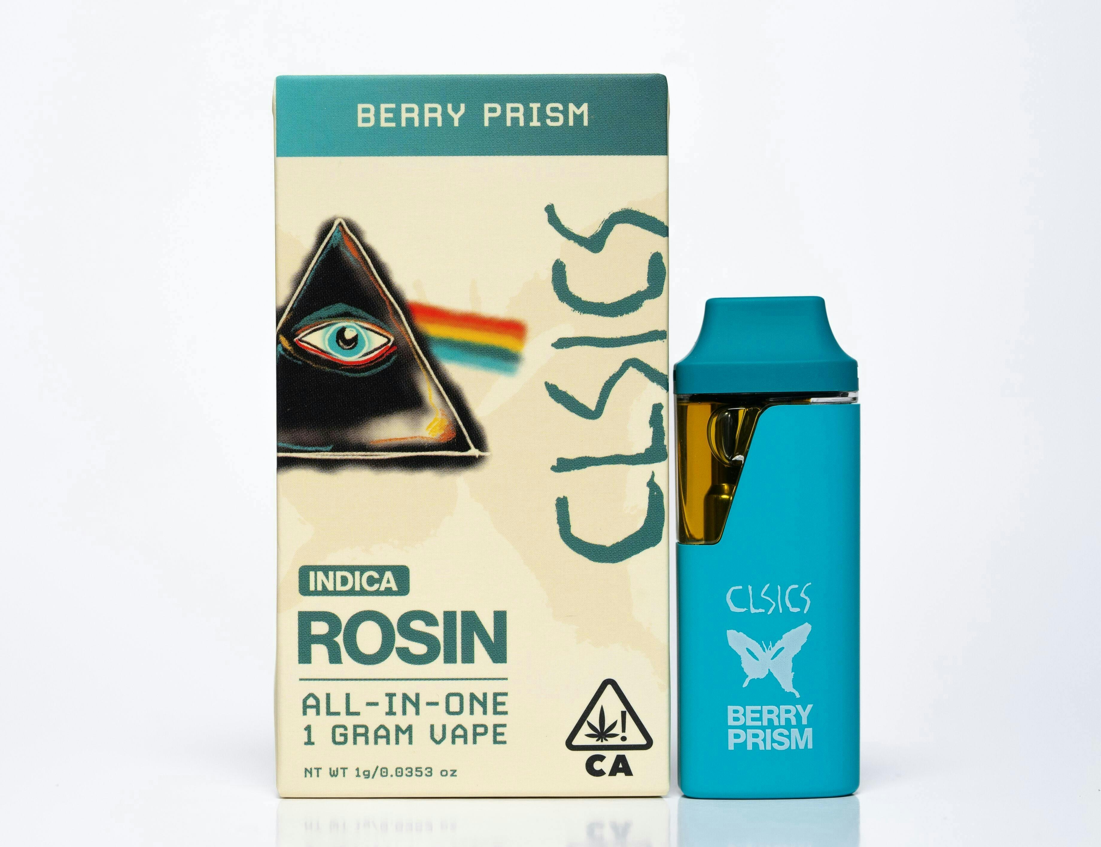 Photograph of product: CLSICS - Berry Prism Rosin AIO - 1g