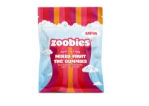 Photograph of product: Zoobies - Gummies - Fruit Gummies (S) 100mg