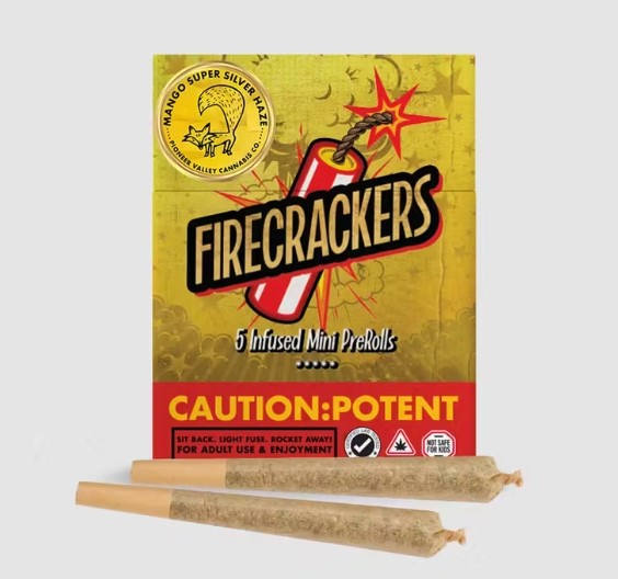 Photograph of product: Mango Super Silver Haze | Infused 5 Pack | 3.5g