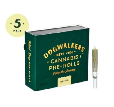 Photograph of product: Dogwalkers 5pk/1.75g- East Coast Sour Diesel
