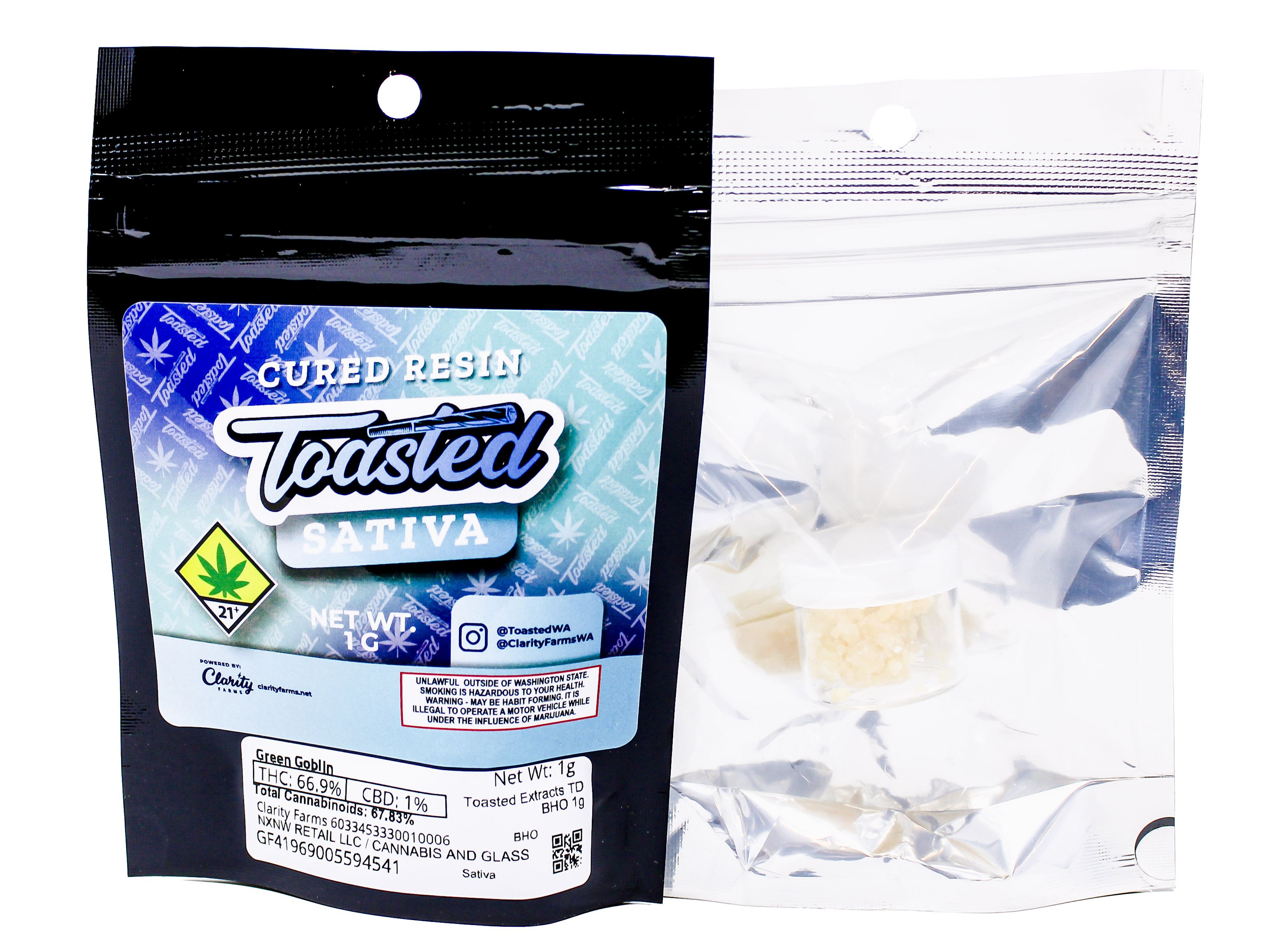 Photograph of product: COW Green Goblin Cured Resin Concentrate 49388