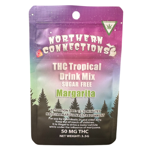 Photograph of product: Northern Connections Margarita Sugar Free Dissolvable Drink Mix 50mg TH-oui