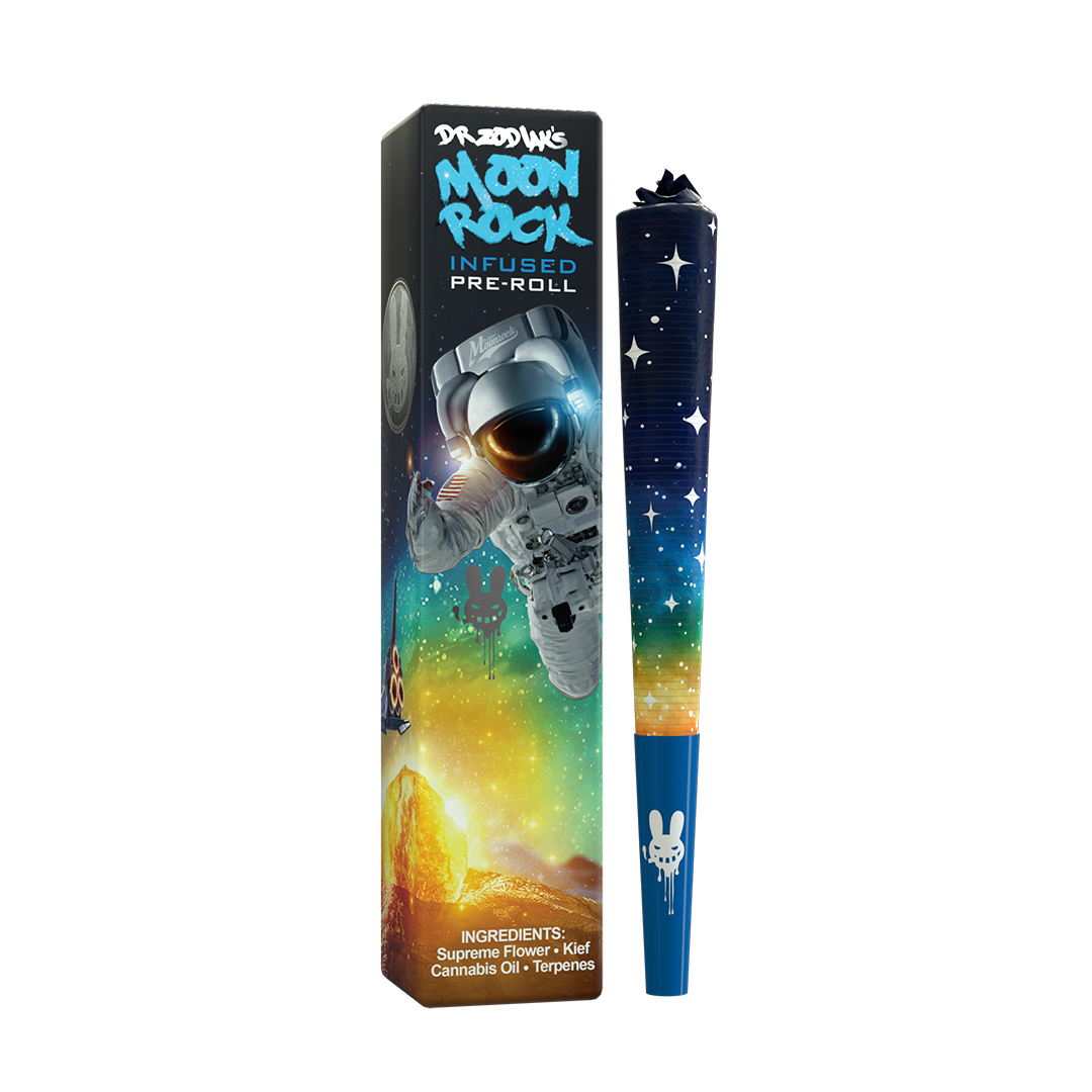 Photograph of product: Dr. Zodiak's Moonrock Infused Blunt - Hybrid Blend