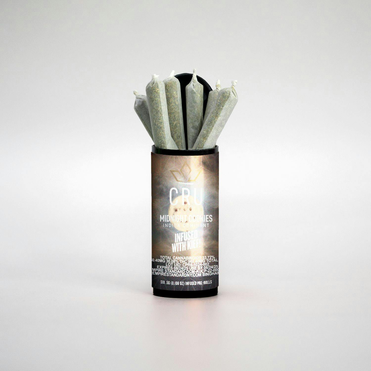 Photograph of Product: CRU | Blackberry Diesel | Pre Rolled Six Pack | 6 /