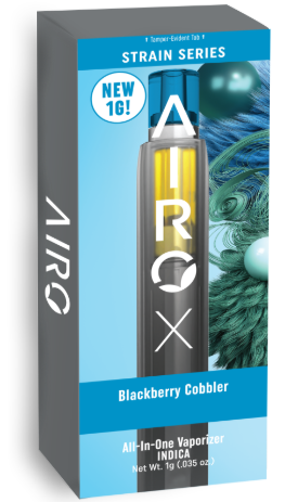 Photograph of product: AIRO 1G BLACKBERRY COBBLER DISPOSABLE CARTRIDGE