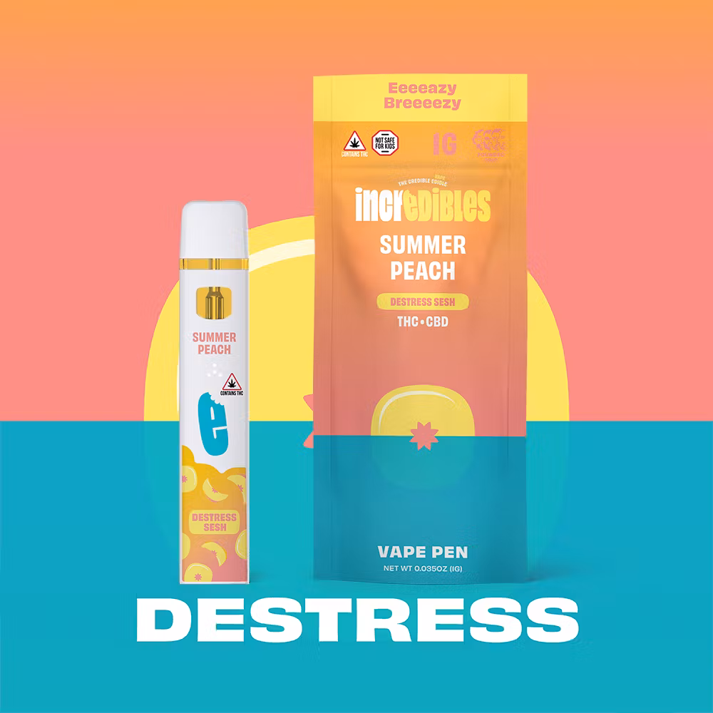 Photograph of product: Incredibles | Summer Peach - 1g | DISPOSABLE