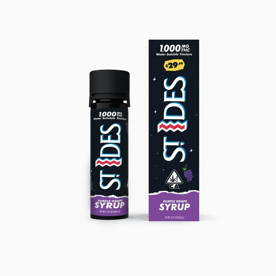 Photograph of product: St. Ides, 1000mg Tincture, Purple Grape