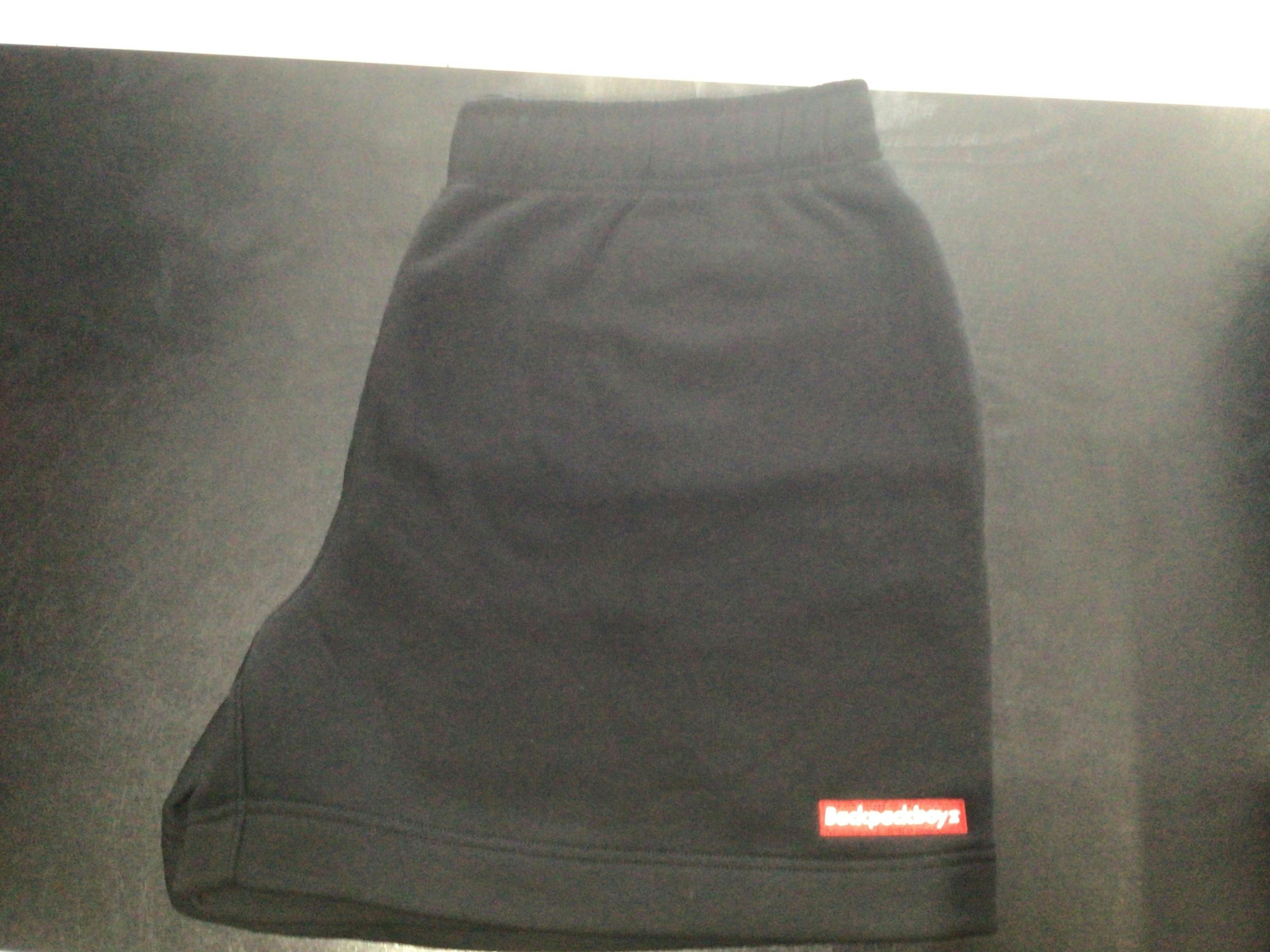 Photograph of product: Backpackboyz - Box Logo Sweatshorts - Black 2XL [ALL TAXES INCLUDED]