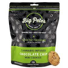 Photograph of product: CHOCOLATE CHIP Oui'd COOKIES 10 PACK 100MG