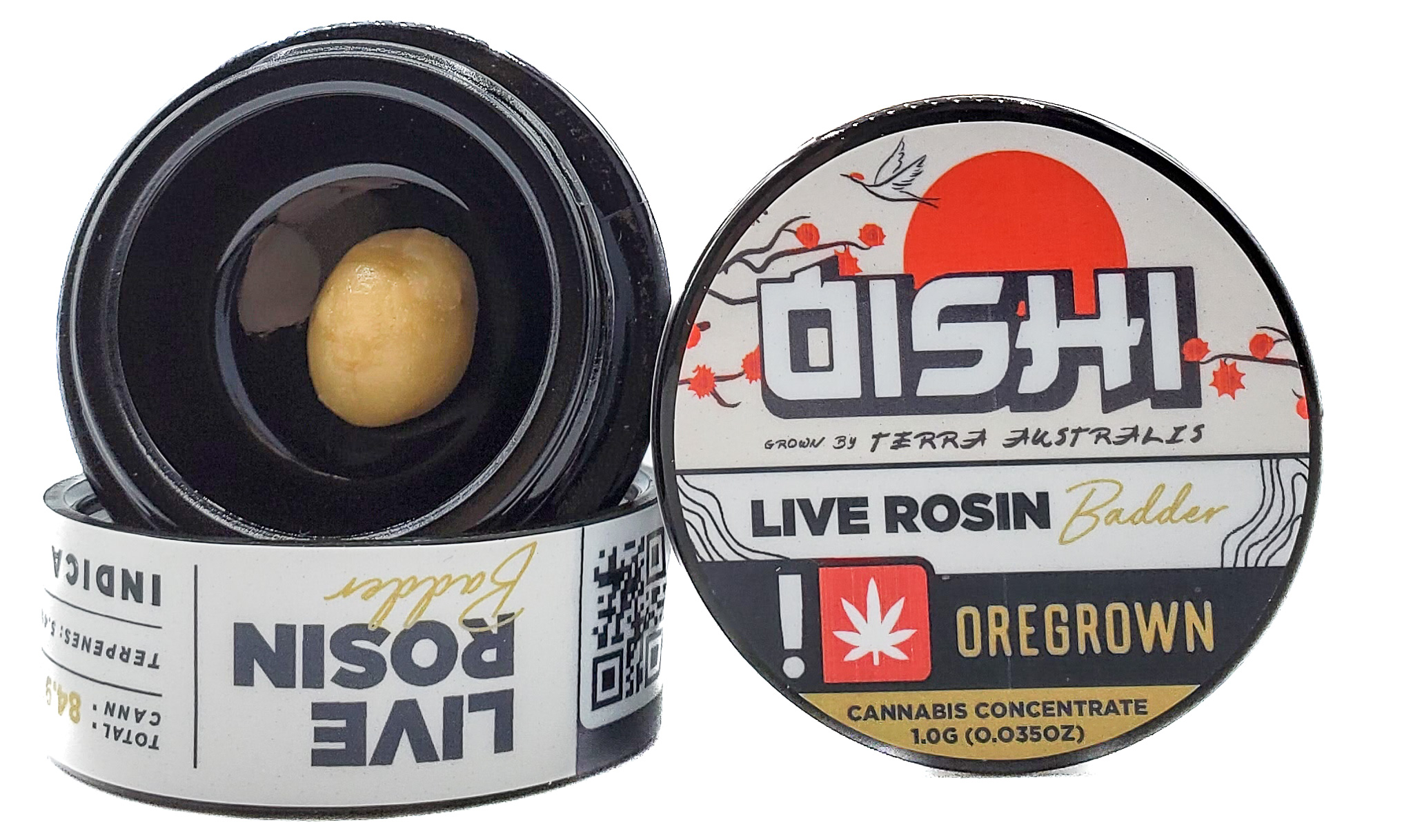 Photograph of product: Oregrown | Live Rosin Badder | Oishii