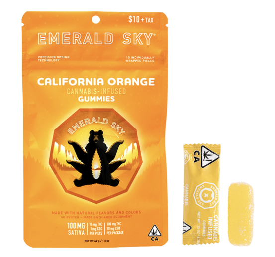 Photograph of product: California Orange Oui'd Gummies