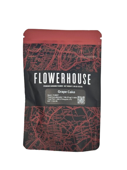 Photograph of product: FlowerHouse Grape Cake(Oui'd/Hybrid) Premium Flower - 3.5g