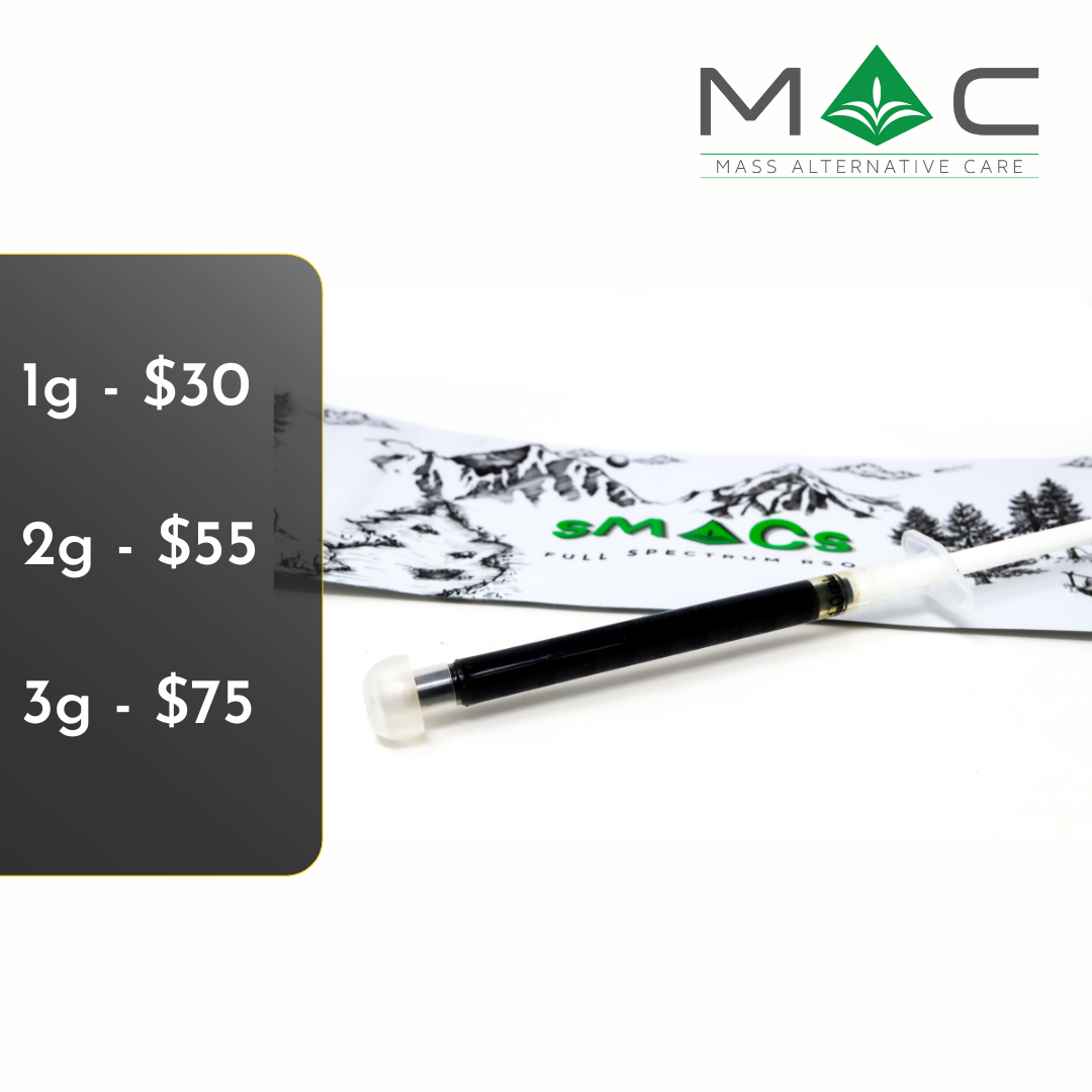 Photograph of product: MAC Oui'd Blend RSO | 1g | 82.58% TAC 3.09% Terpenes