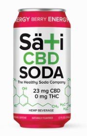 Photograph of product: Sati | Energy Berry Soda CBD 23mg