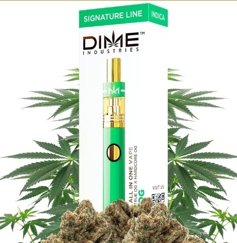 Photograph of product: DIME - 2g Disposable - Dime OG
