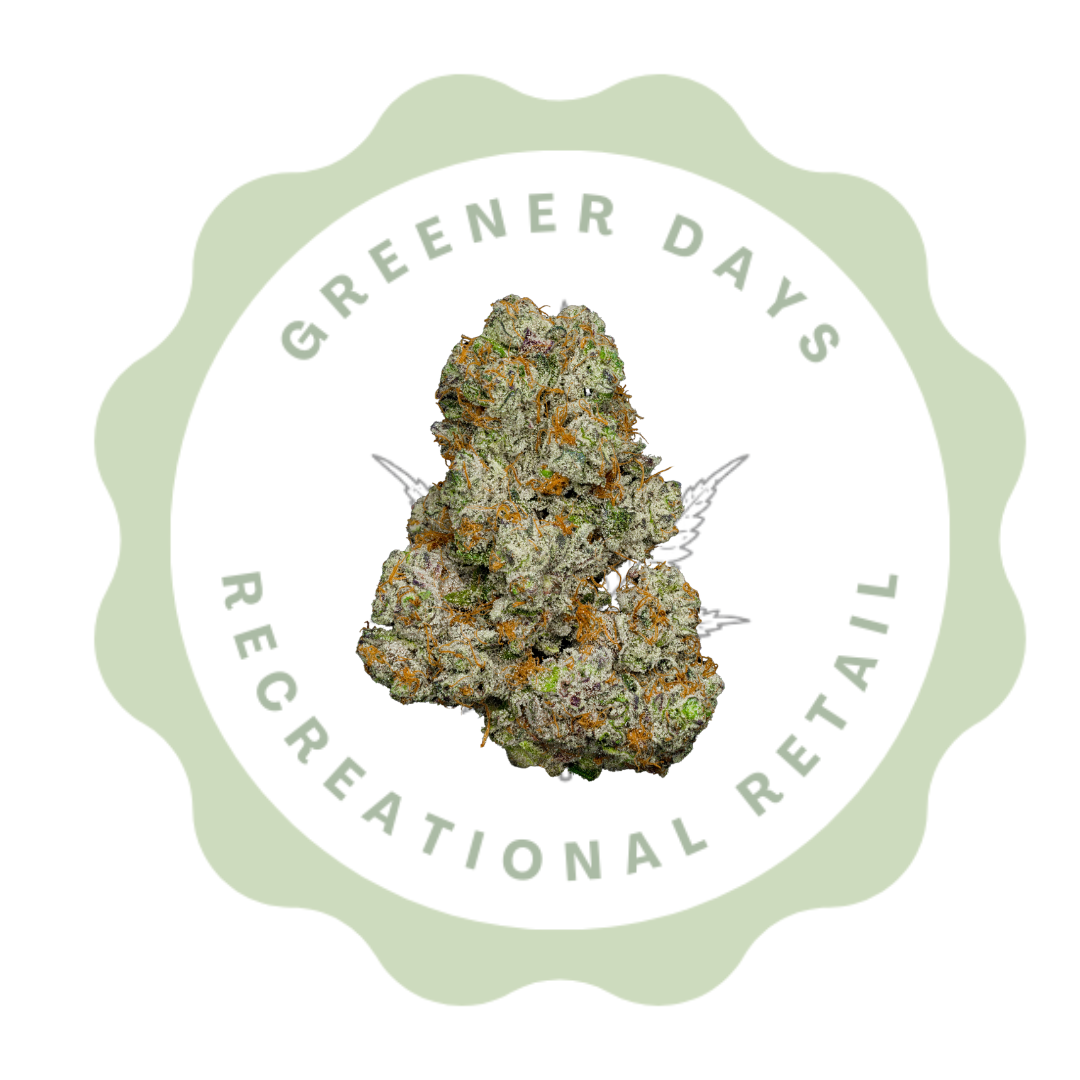 Photograph of product: Greener Days Eighth (3.5G) Prepackaged Flower Girl Scout Cookie Crack