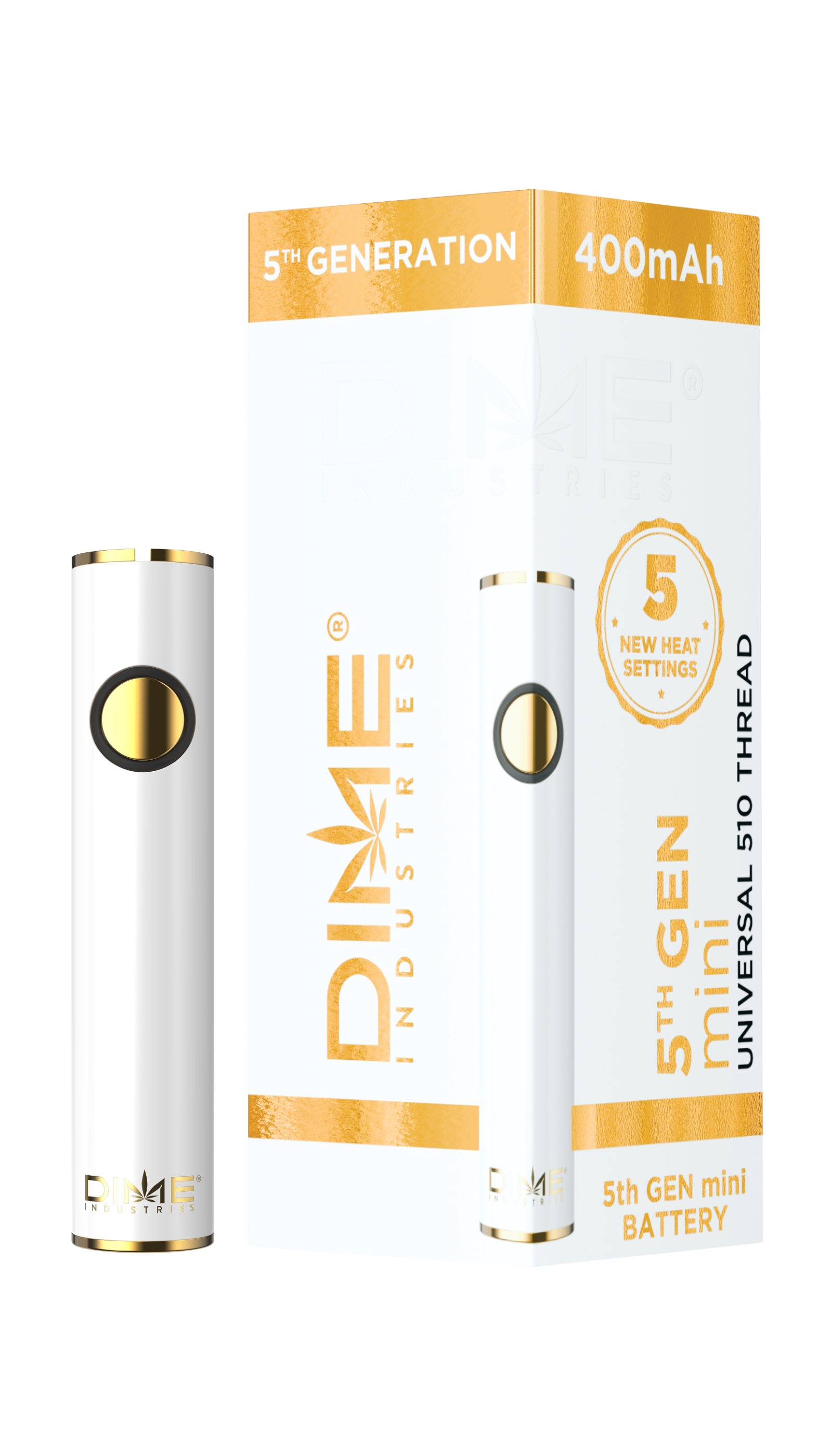 Photograph of product: DIME | Mini Battery | Gen 5 | White
