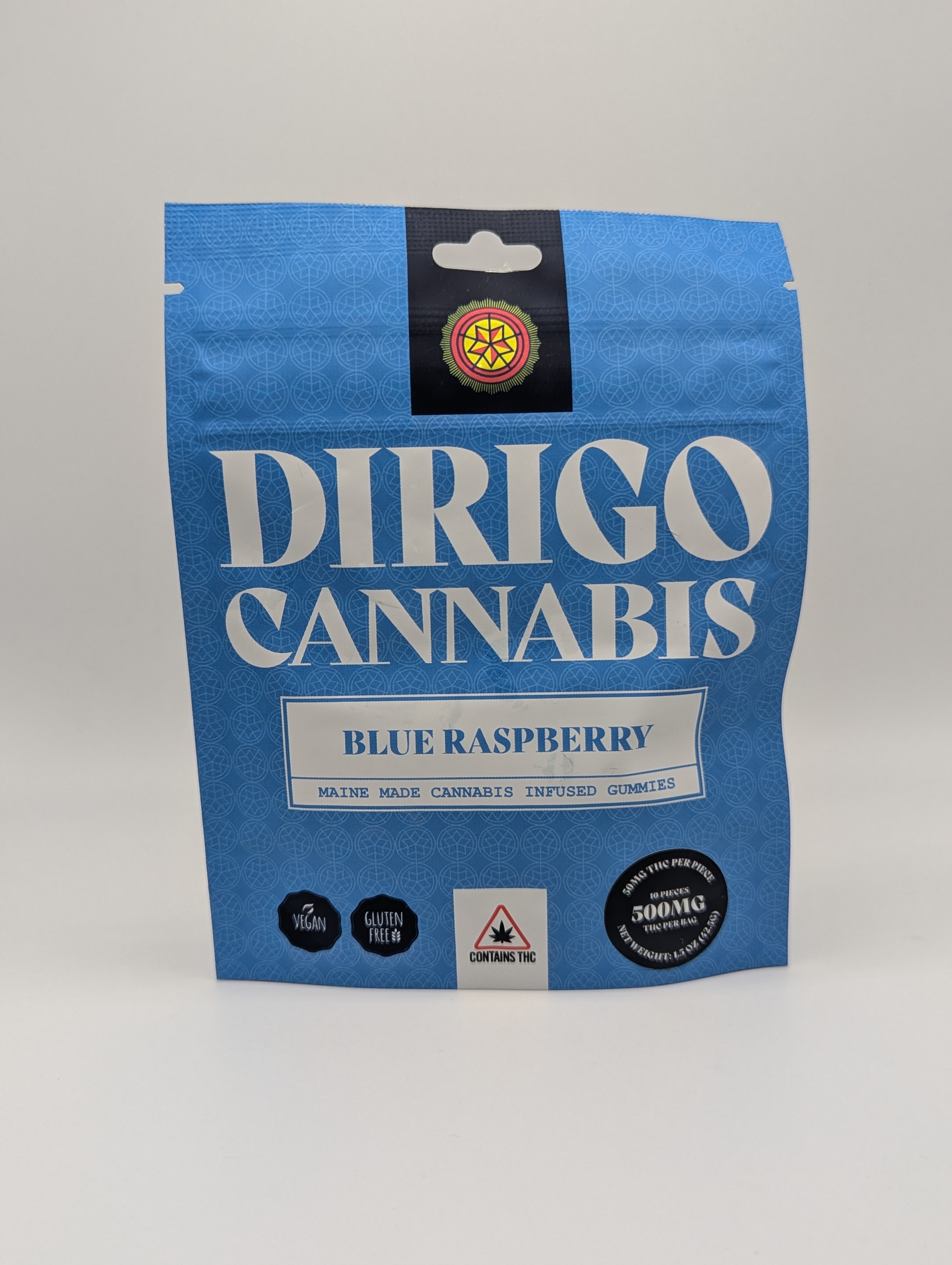 Photograph of product: Blue Raspberry Gummies | Dirigo Oui'd