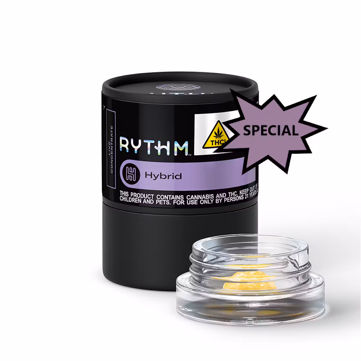 Photograph of product: Rythm OMG Live Resin Concentrate 1g