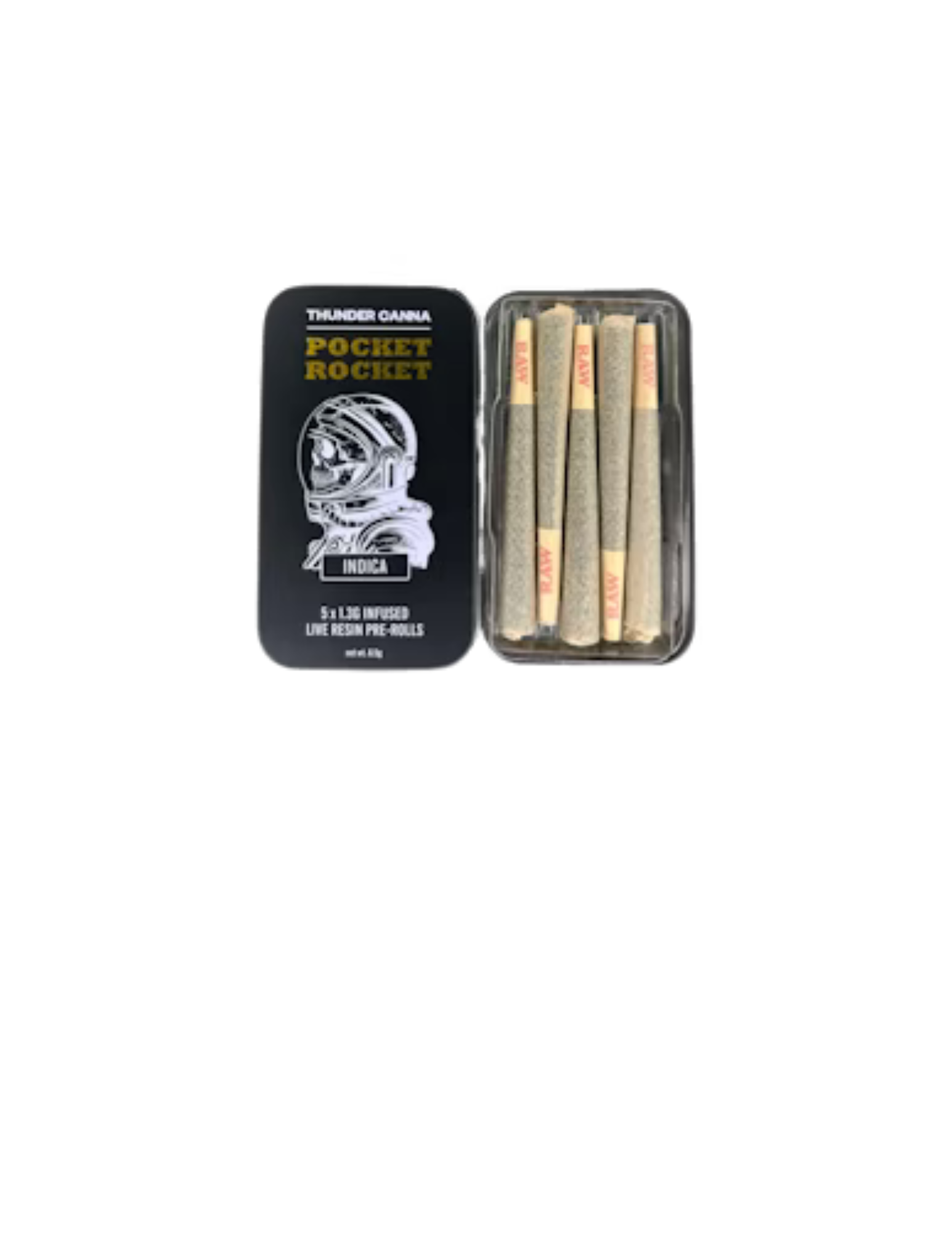 Photograph of product: Infused Pre-Roll Pack | BOLO  | 5 x 1.3g | Thunder Canna