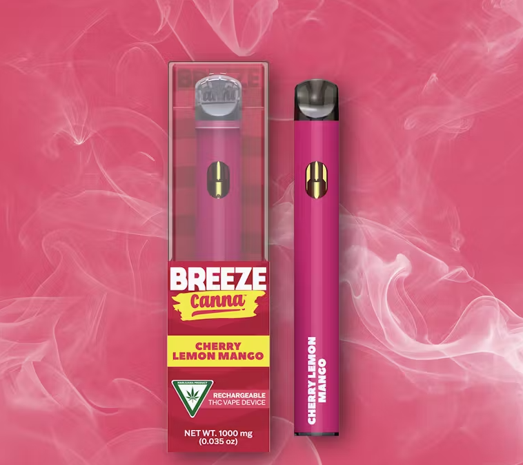 Photograph of product: BREEZE DISPOSABLE | CHERRY LEMON MANGO