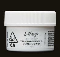 Photograph of product: Mary's Medicinals Mini Transdermal Compound 1:1 (0.5oz)