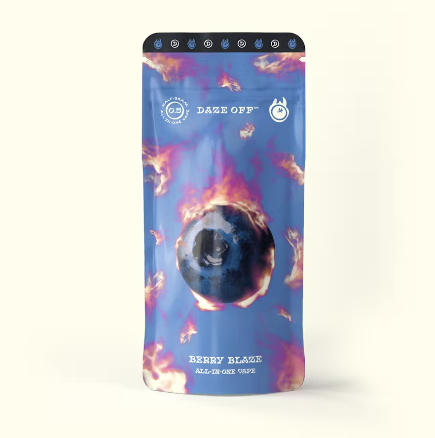 Photograph of product: DAZE OFF BERRY BLAZE DISPOSABLE 2G