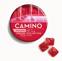 Photograph of product: Camino l Wild Cherry 1:1:1 [TH-oui:CBC:CBG] (Exhilarate) 20pk l 100mg