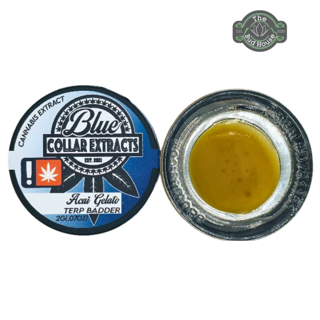 Photograph of product: Blue Collar 2g ACAI GELATO CR Terp Badder