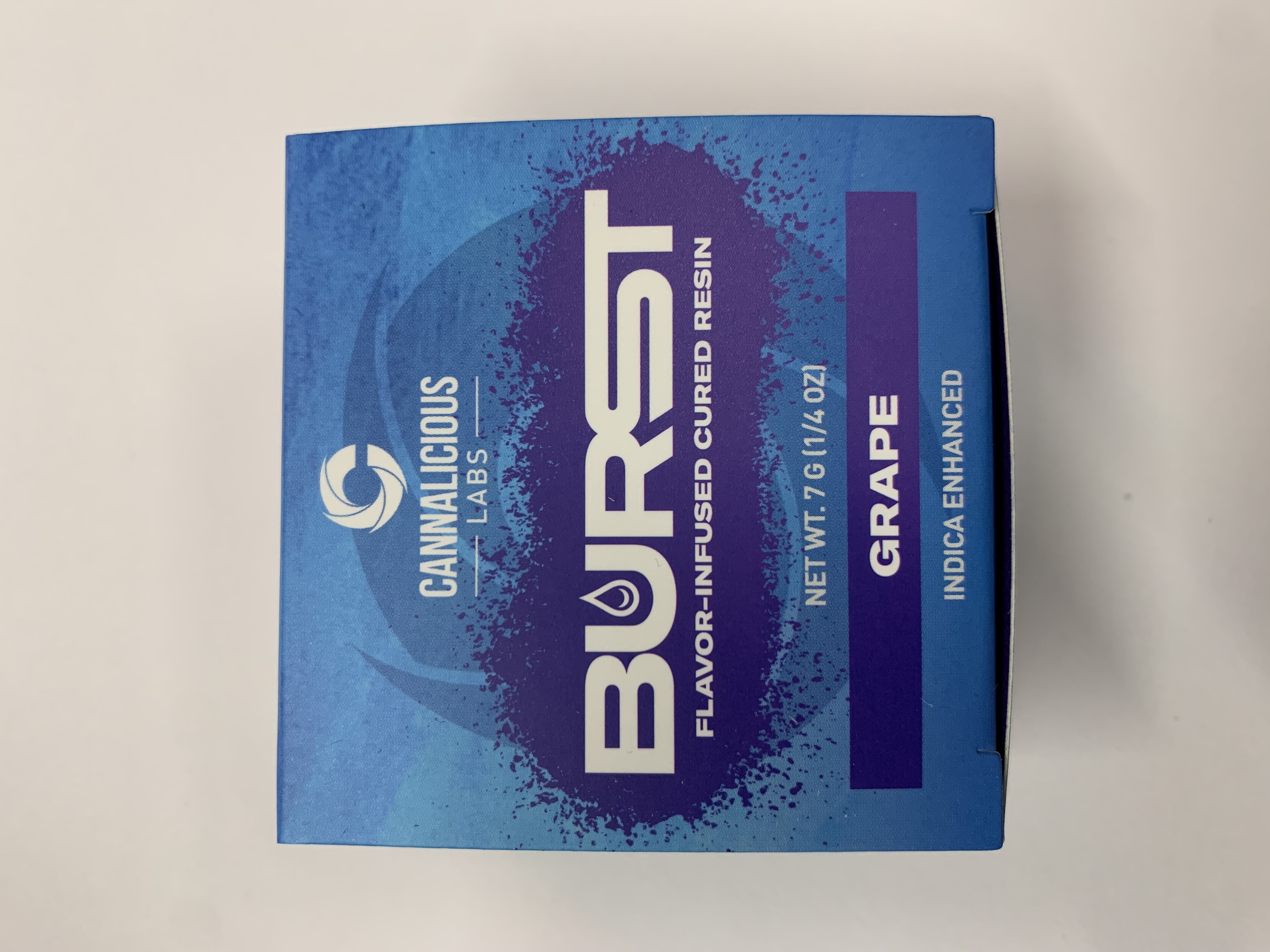 Photograph of product: Baller Bucket - Cannalicious -Burst Grape - (Oui'd Hybrid) - 73.73% TH-oui