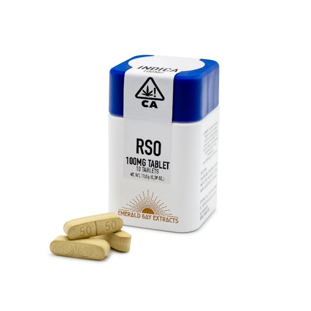 Photograph of product: RSO Tablets: Pink Truffle (10 x 100mg) - 1000mg - 