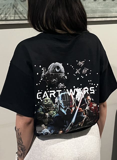 Photograph of product: Cart Wars T-Shirt