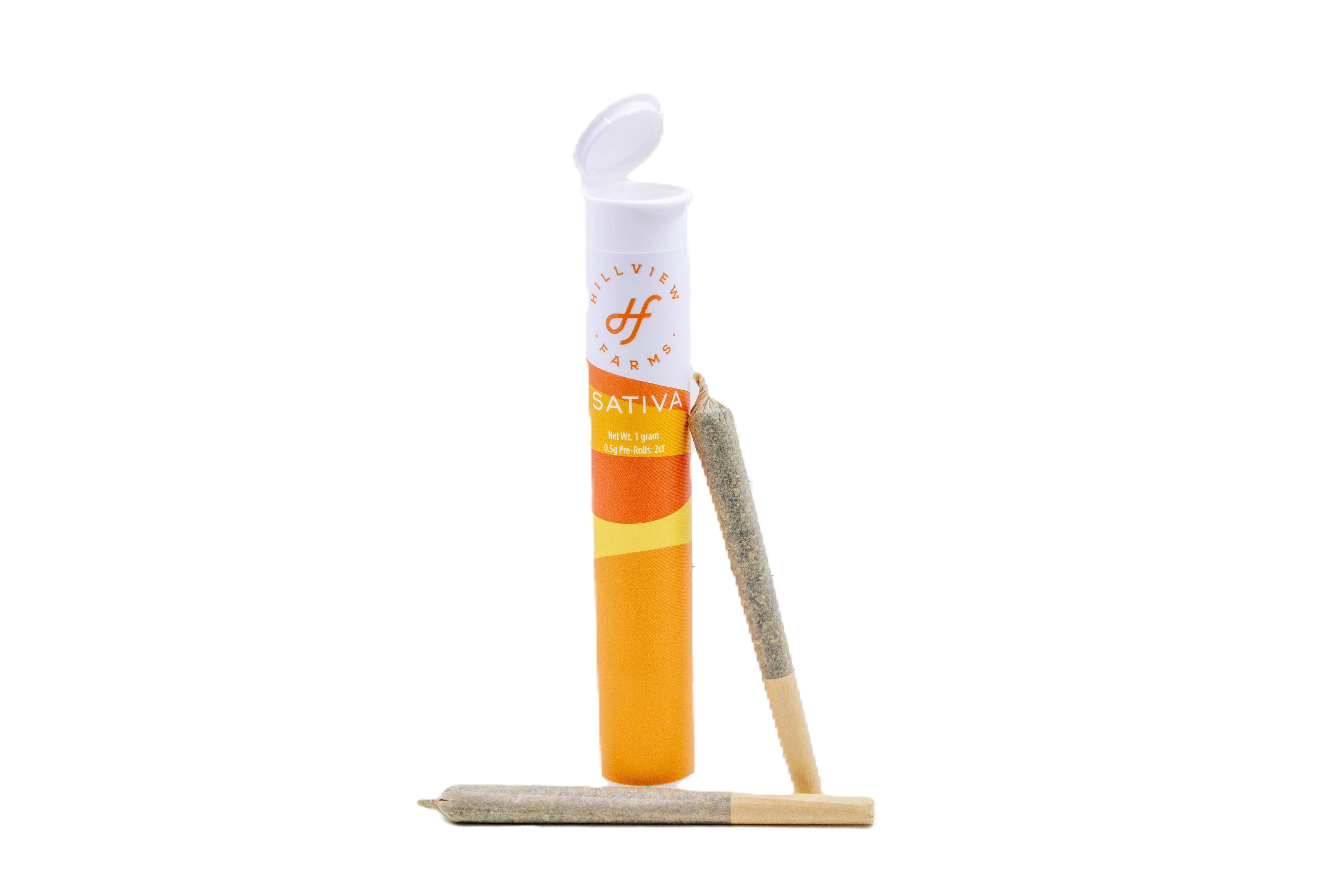 Photograph of product: Hillview Farms - Strawberry Mango Haze - Pre-Roll - 1g/2pk