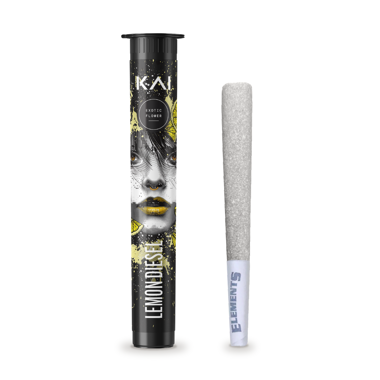 Photograph of product: Lemon Diesel 1g Preroll by Kai