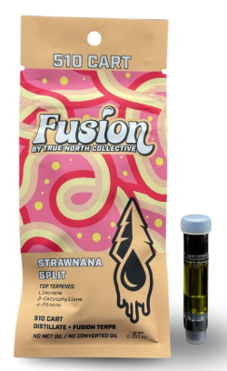Photograph of product: Fusion | Strawnana Split | 1g 510