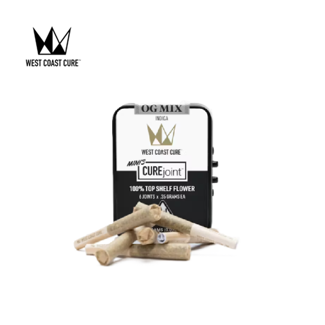 Photograph of product: OG MIX 2.1G 6 PACK PREROLL