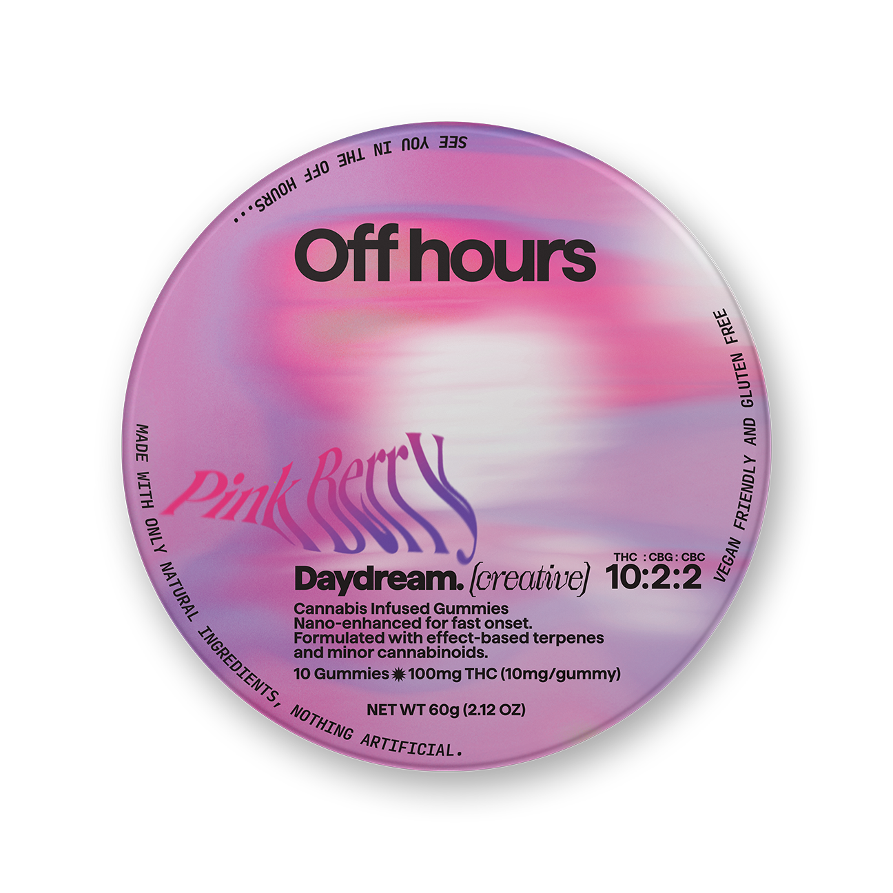 Photograph of product: Off Hours | Daydream (Creative) | Gummies | 10mg 10pk