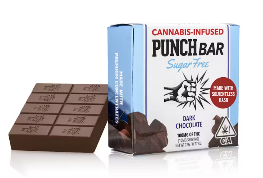 Photograph of product: 100mg Sugar Free Bar - Dark Chocolate