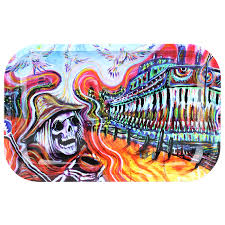 Photograph of product: Grateful Dead x Pulsar Metal Rolling Tray 11"x7" (Steamboat)