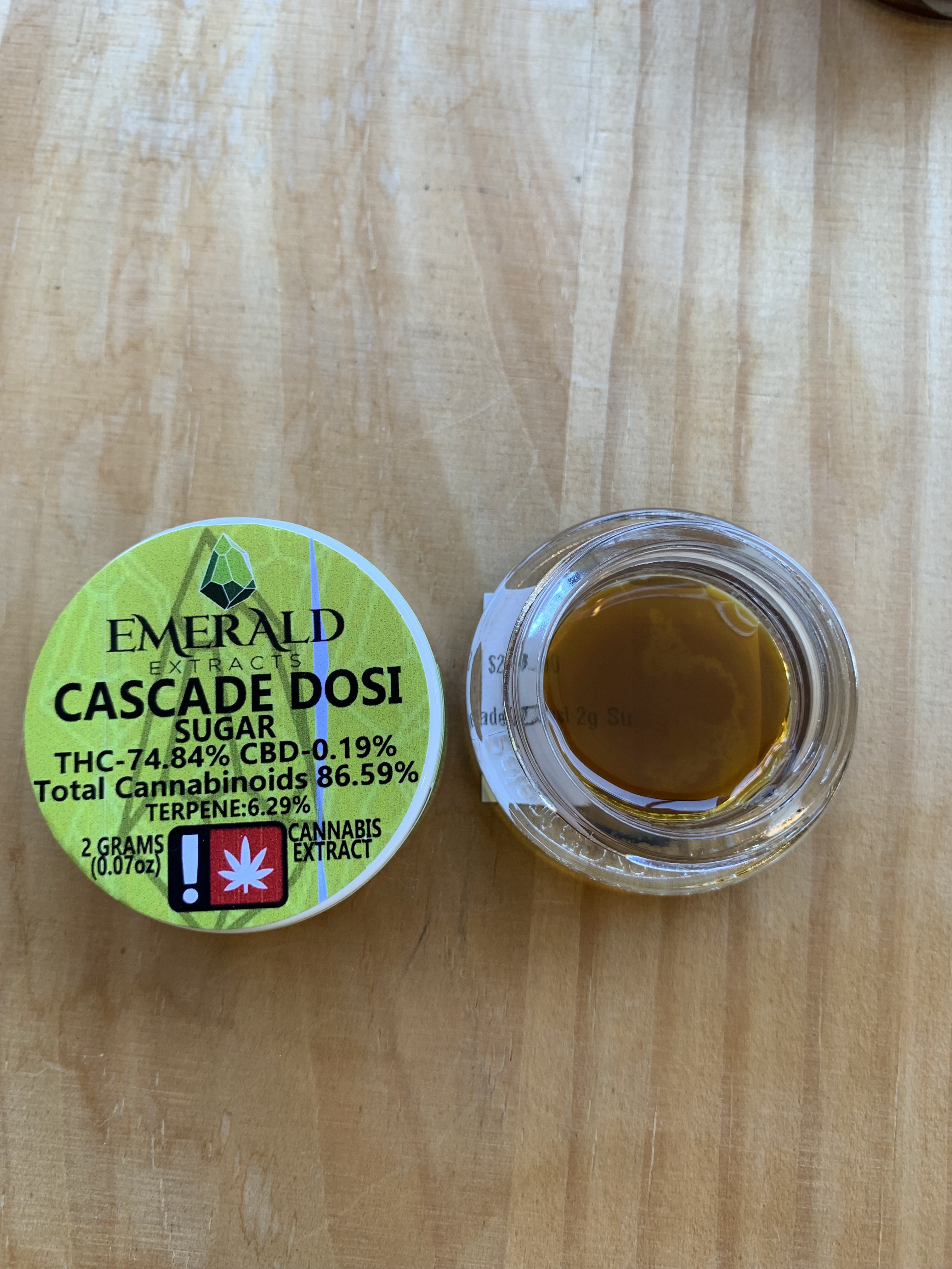 Photograph of product: Emerald Extracts - Cascade Dosi Sugar
