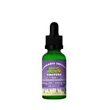 Photograph of product: [Green Line] CBD/TH-oui Tinture - 1:1 - 30ML - 