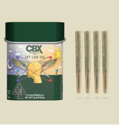 Photograph of product: Jet Lag Og 2g Preroll Tin