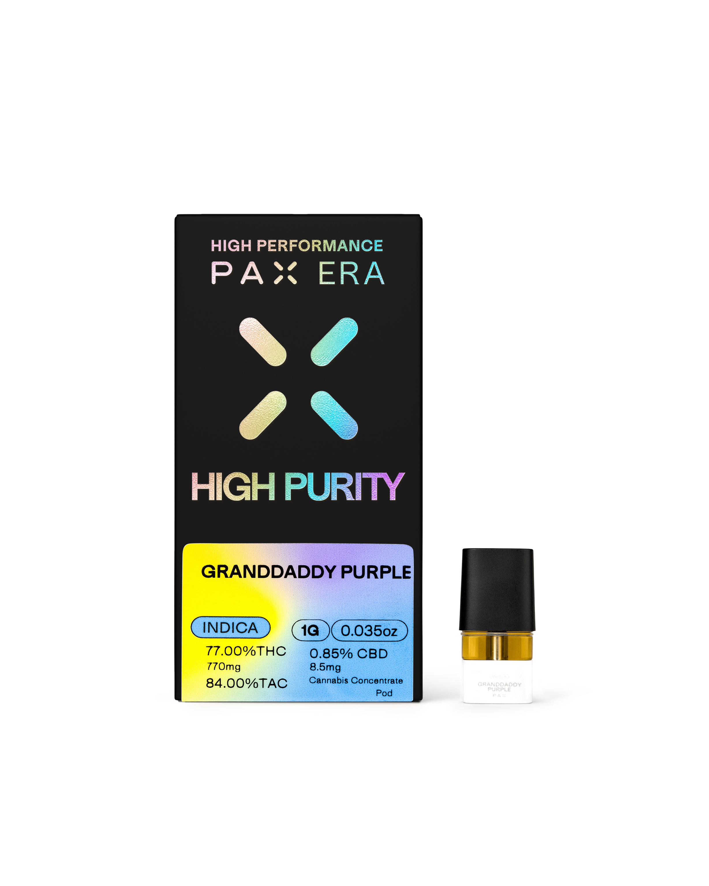 Photograph of product: GRANDADDY PURPLE | 1 g Pod