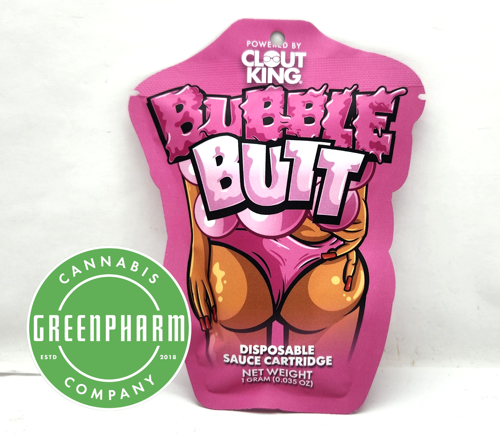 Photograph of product: Disposable Vape | Clout King | Bubble Butt Sauce