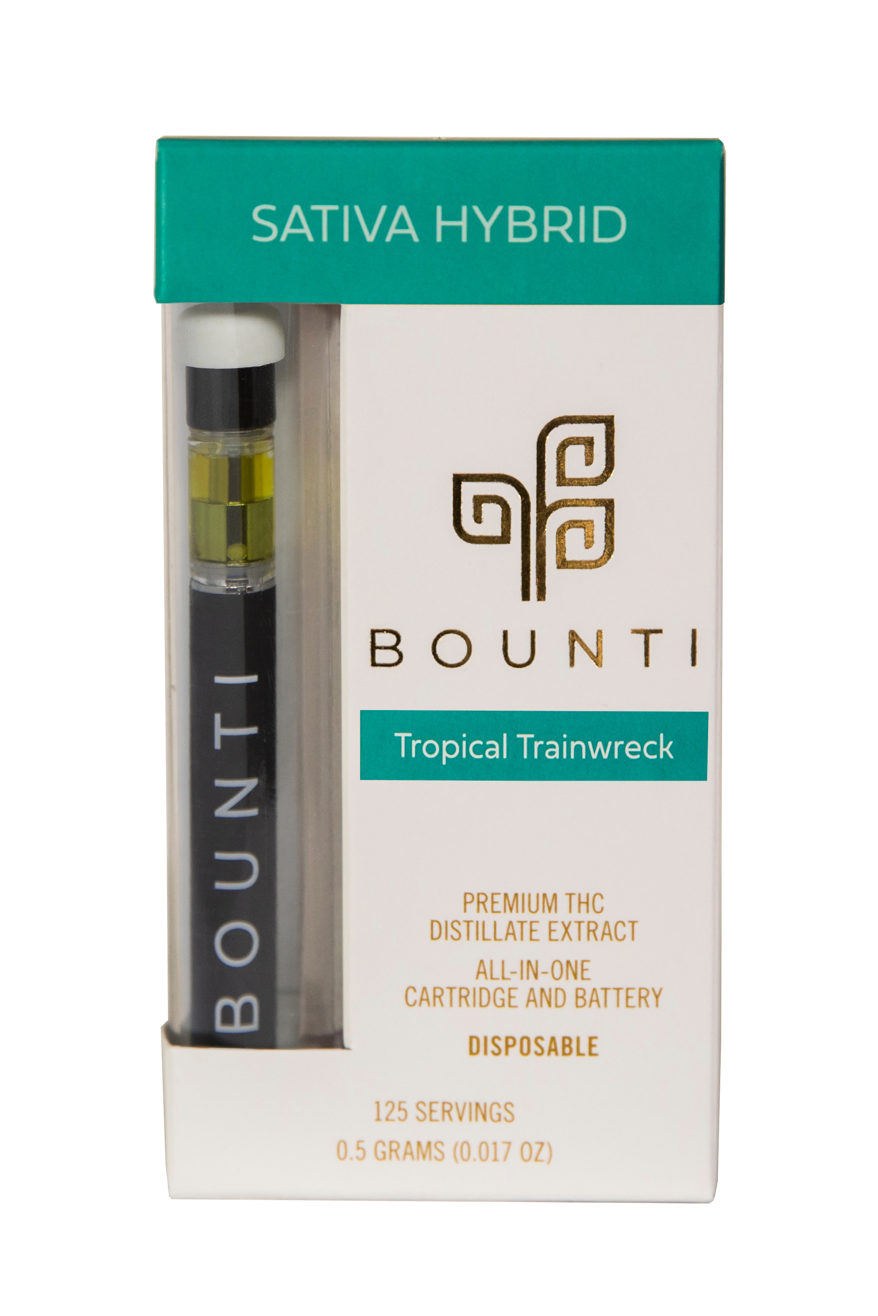 Photograph of product: Tropical Trainwreck Disposable 0.5g {V97}