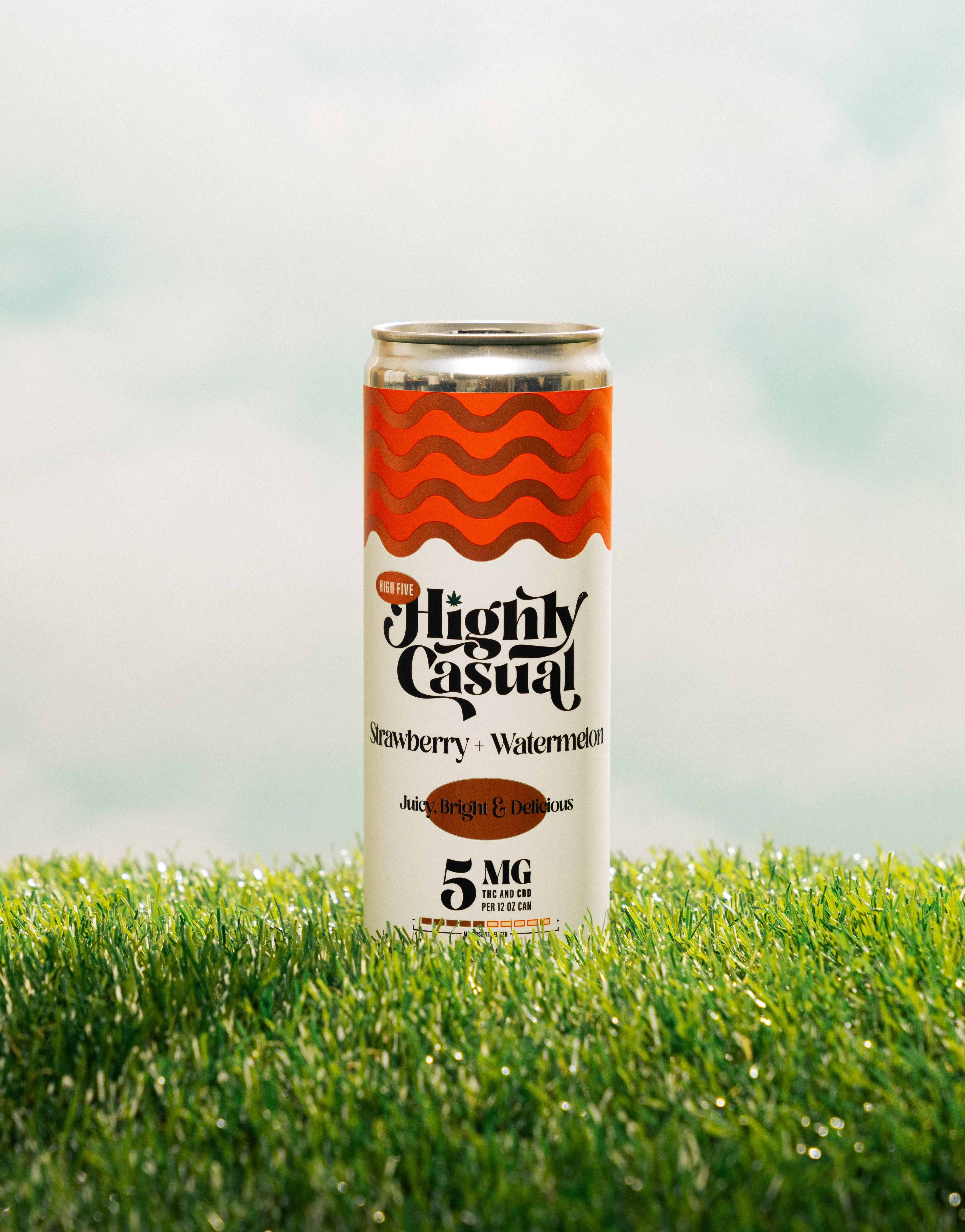 Photograph of Product: Strawberry + Watermelon Seltzer 1:1 5mg