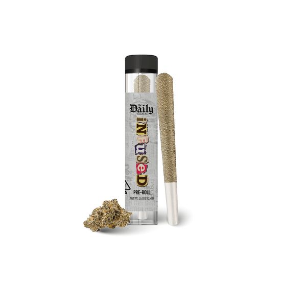 Photograph of product: The Daily Infused Pre-roll Snow Cap 1g - 