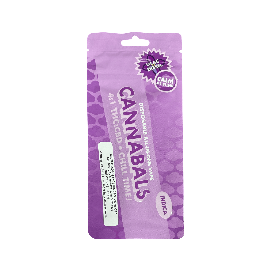 Photograph of product: Cannabals Calm Lemon Berry Vape