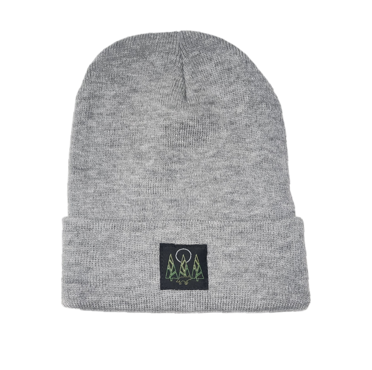 Photograph of product: Heather Grey Cuffed Beanie